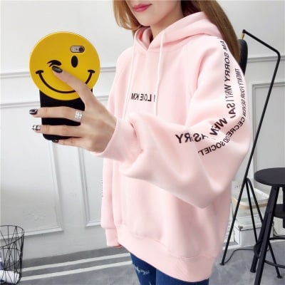 Chaqueta Plus de Terciopelo Acolchada de Manga Larga