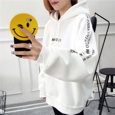 Chaqueta Plus de Terciopelo Acolchada de Manga Larga