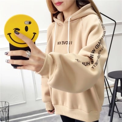 Chaqueta Plus de Terciopelo Acolchada de Manga Larga
